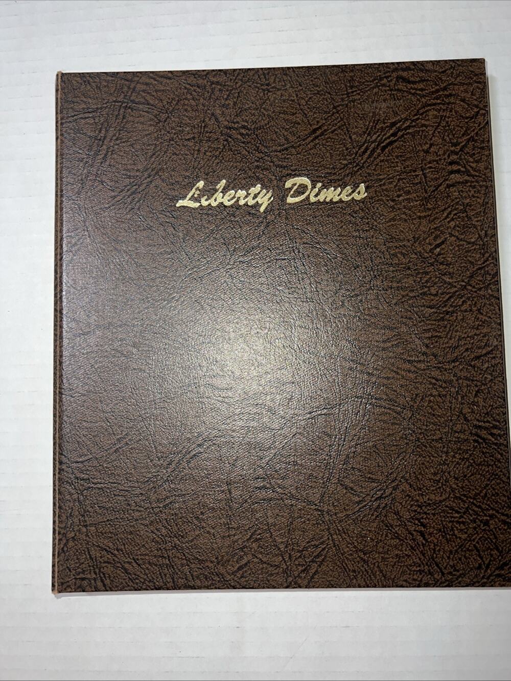 Dansco Coin Album #7121 designed for U.S. Liberty Head (Barber) Dimes 1892-1916